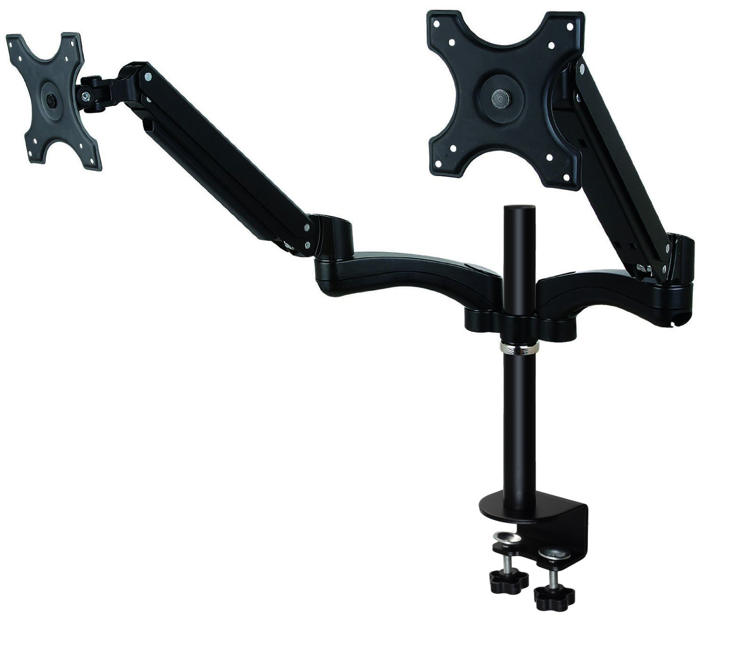 Velaro Gas Spring Double Monitor Arm (Black, Silver & White Available)