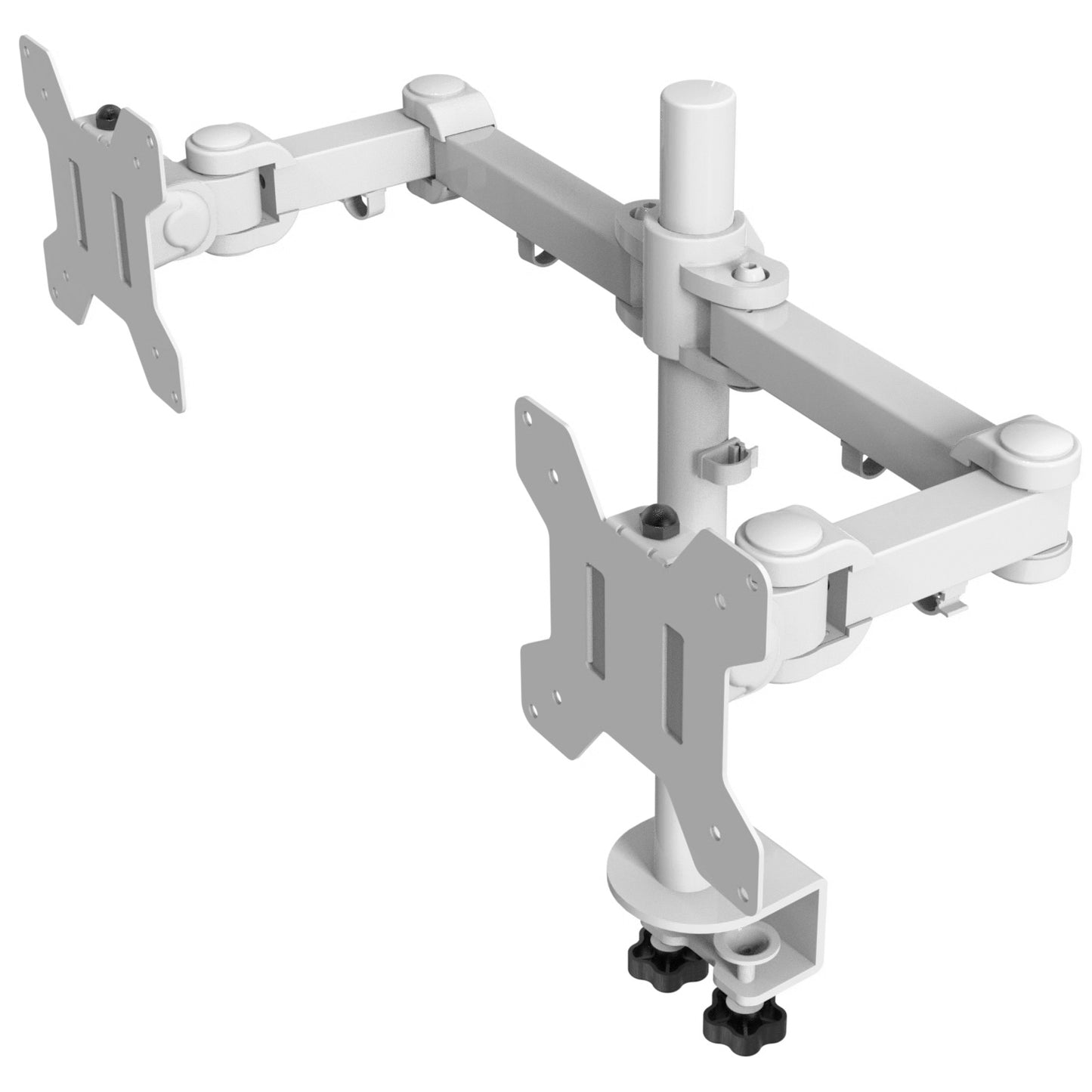 Strata Double Monitor Arm (Black, Silver & White Available)