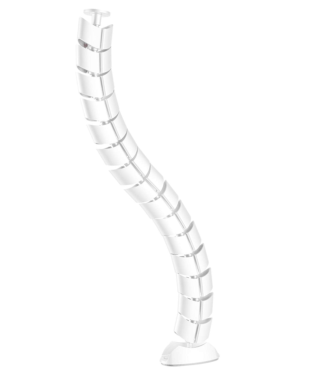 FlexiSpine Oval Cable Spine Organiser H800mm x W75mm White