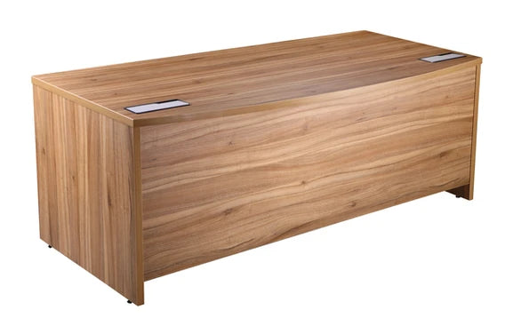 Alto 1800x900mm Bow Fronted Desk American Black Walnut