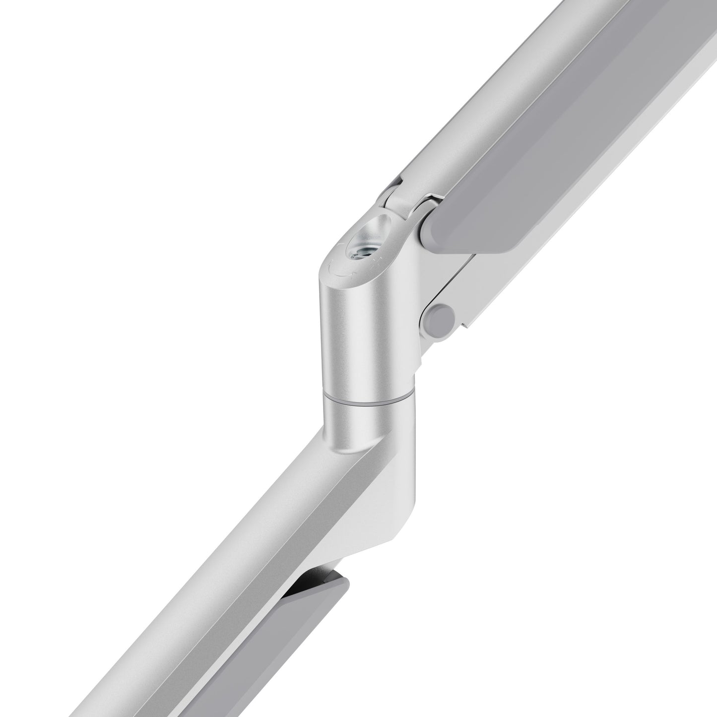 Novara Gas Spring Single Monitor Arm Silver