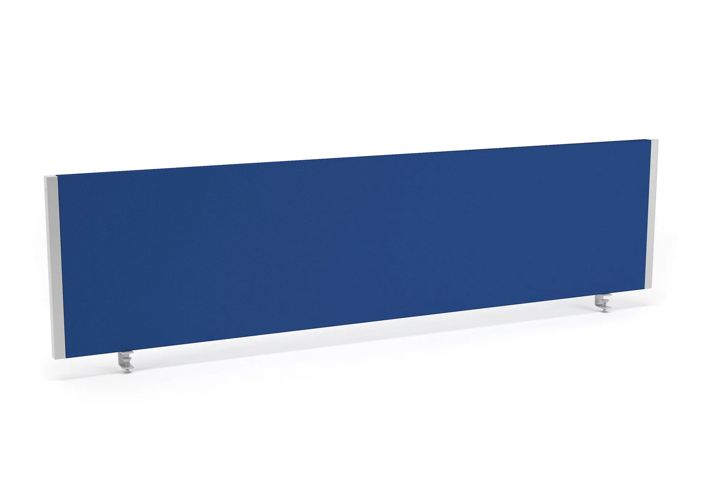 Impulse 1600x400mm Desktop Screen Blue with Silver Frame