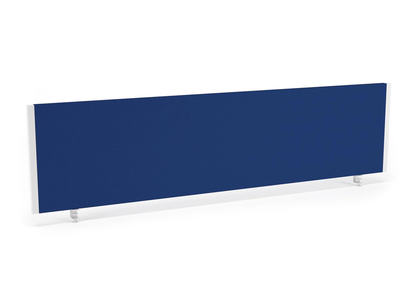 Impulse 1600x400mm Desktop Screen Blue with White Frame
