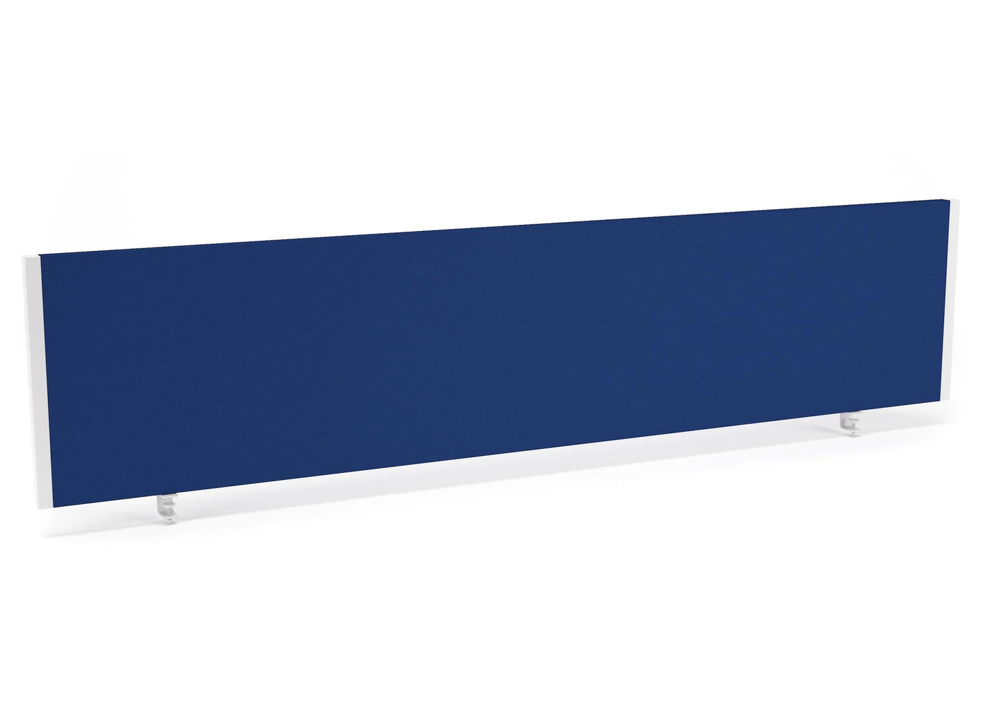 Impulse 1800x400mm Desktop Screen Blue with White Frame