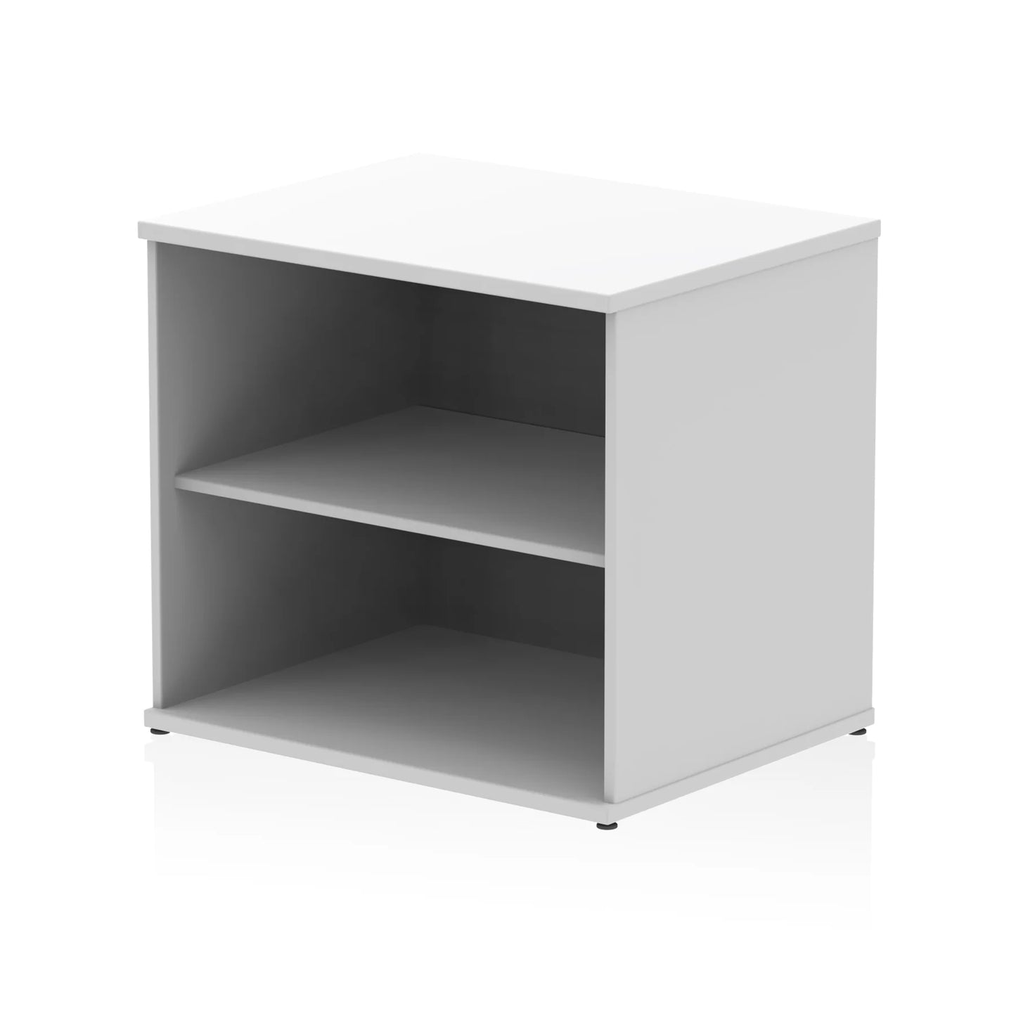 Impulse Desk High Bookcase with 1 Adjustable Shelf White