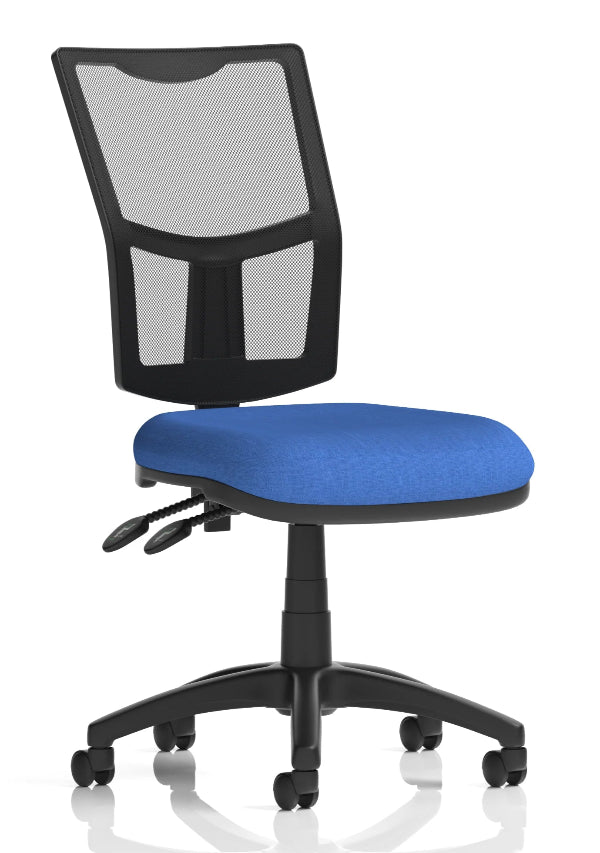Eclipse Plus II 2 lever Mesh Back Operator Chair, Blue