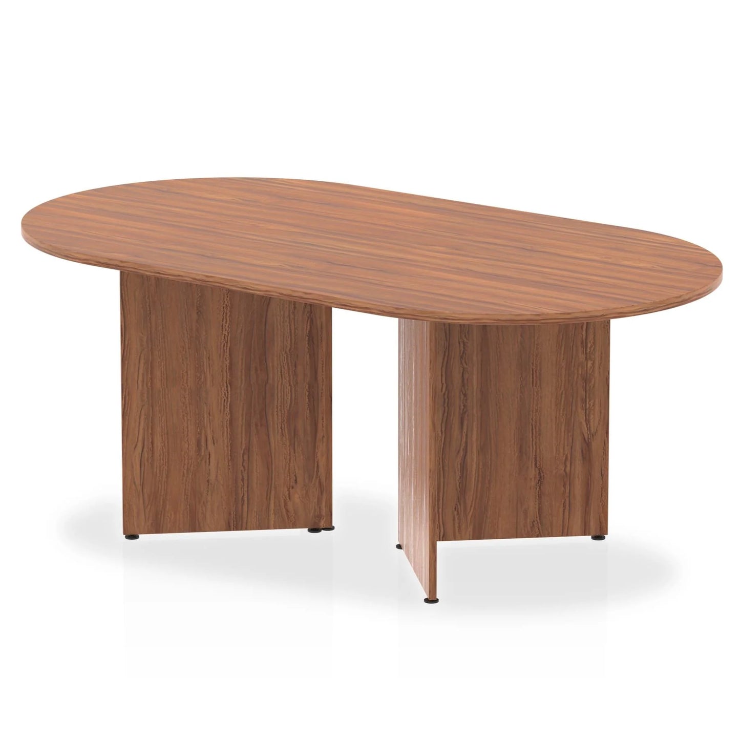 1800x1000mm Impulse Freestanding Boardroom Table Walnut
