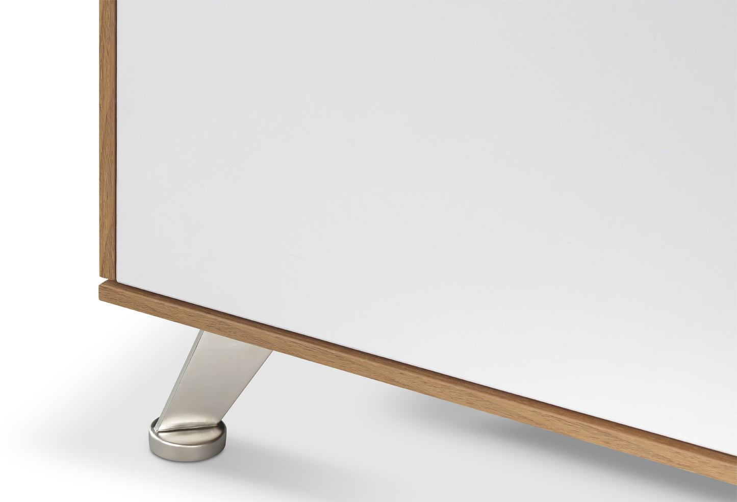 Nero 1200mm High Executive Double Door Cupboard American Black Walnut