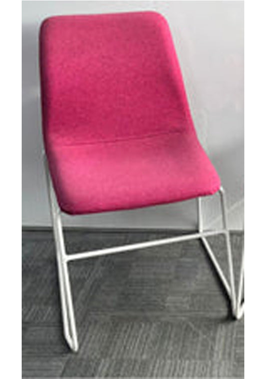 *SALE* NaughtOne Viv Meeting Chair Pink with White Frame (used)