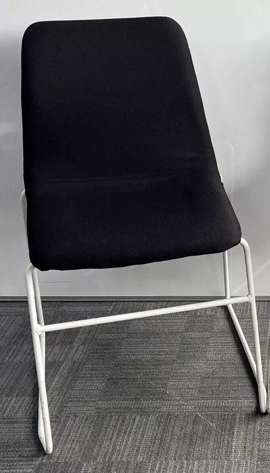 *SALE* NaughtOne Viv Meeting Chair Black with White Frame (used)