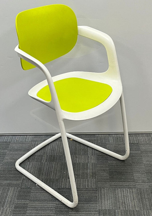 *SALE* Allermuir Soul A780 Meeting / Visitors Chair Lime Green / White (used)