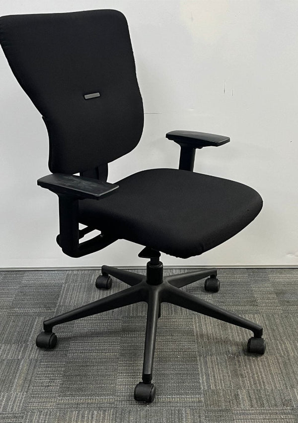 Steelcase Let's B Operators Armchair Black (used)