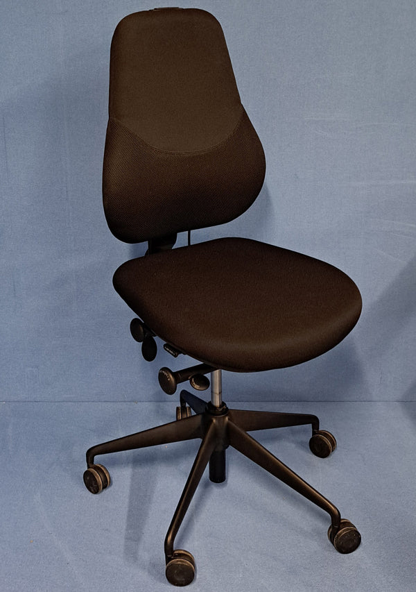 Orangebox Flo High Back Operators Chair Black (used)