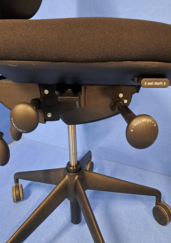 Orangebox Flo High Back Operators Chair Black (used)