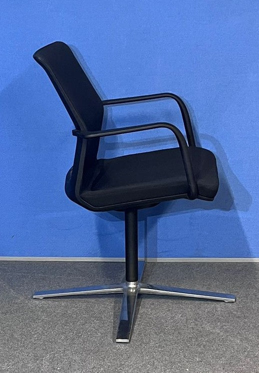 Orangebox Workday Rotating Conference Armchair Black (used)