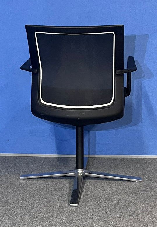 Orangebox Workday Rotating Conference Armchair Black (used)