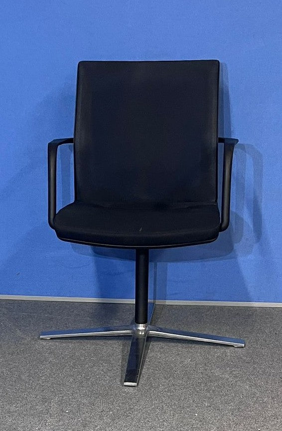 Orangebox Workday Rotating Conference Armchair Black (used)