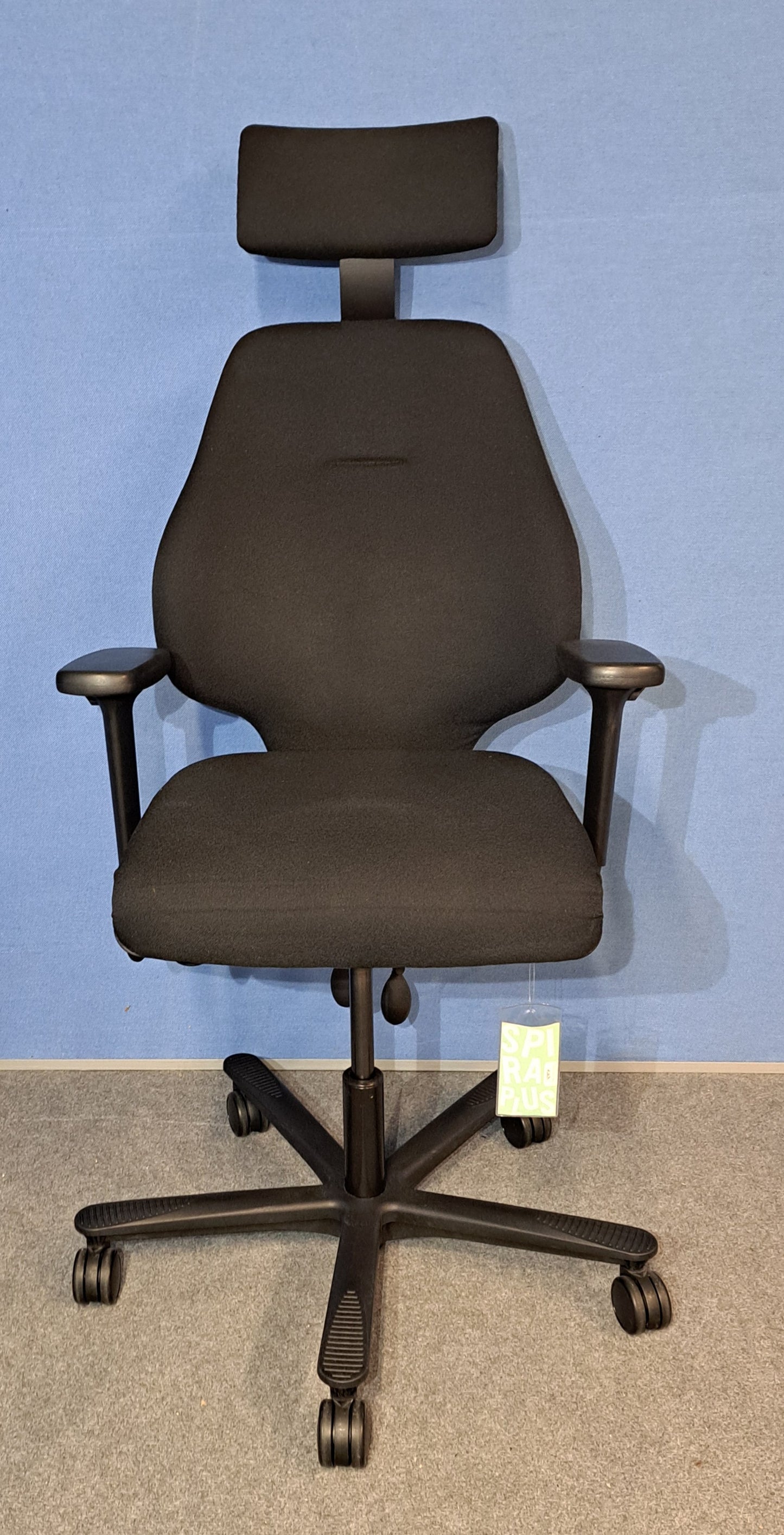 Orangebox Spira Plus High Back Armchair Black (used)