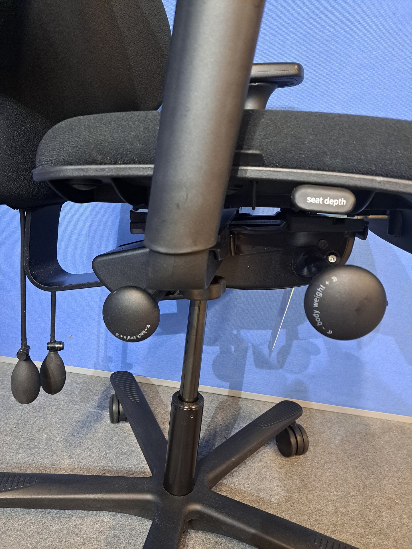 Orangebox Spira Plus High Back Armchair Black (used)