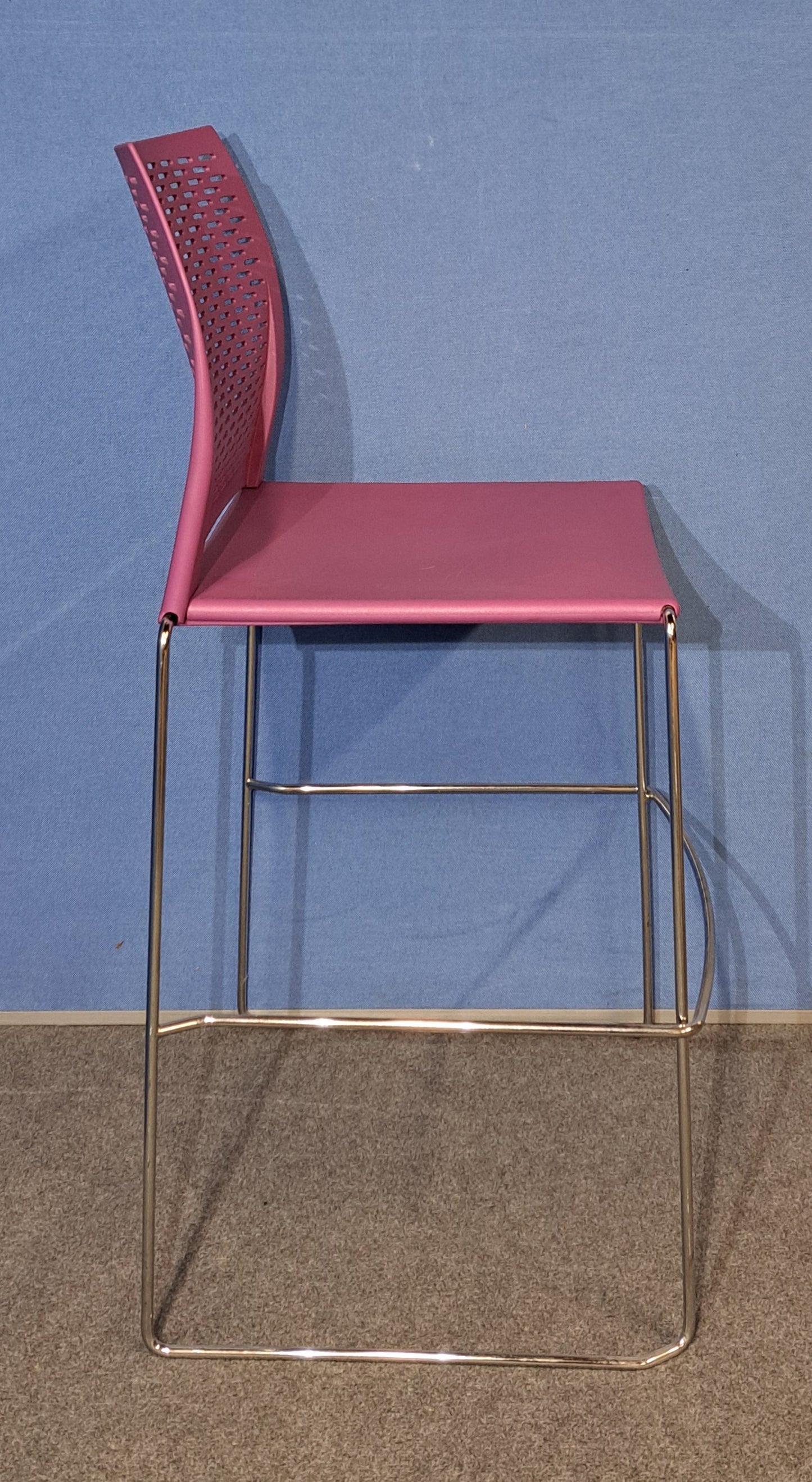 Set of 4 Xpresso High Chair / Stool Blue & Purple (used)