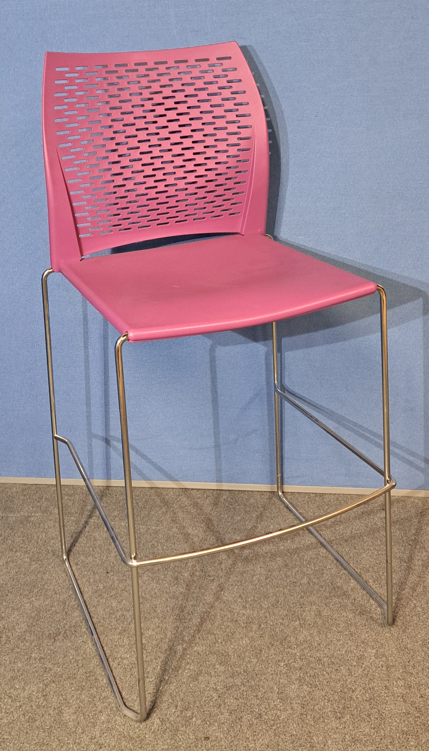Set of 4 Xpresso High Chair / Stool Blue & Purple (used)