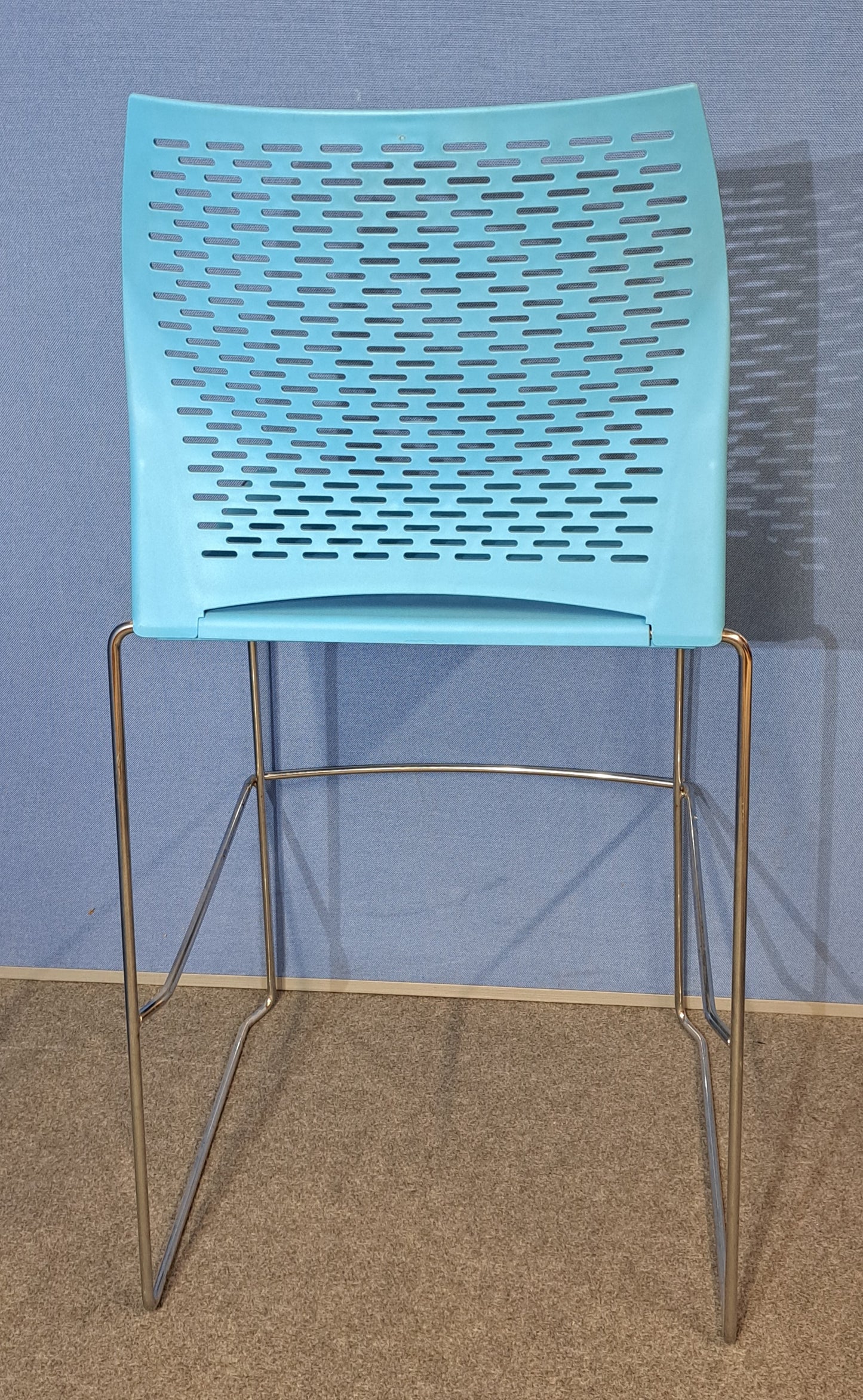 Set of 4 Xpresso High Chair / Stool Blue & Purple (used)