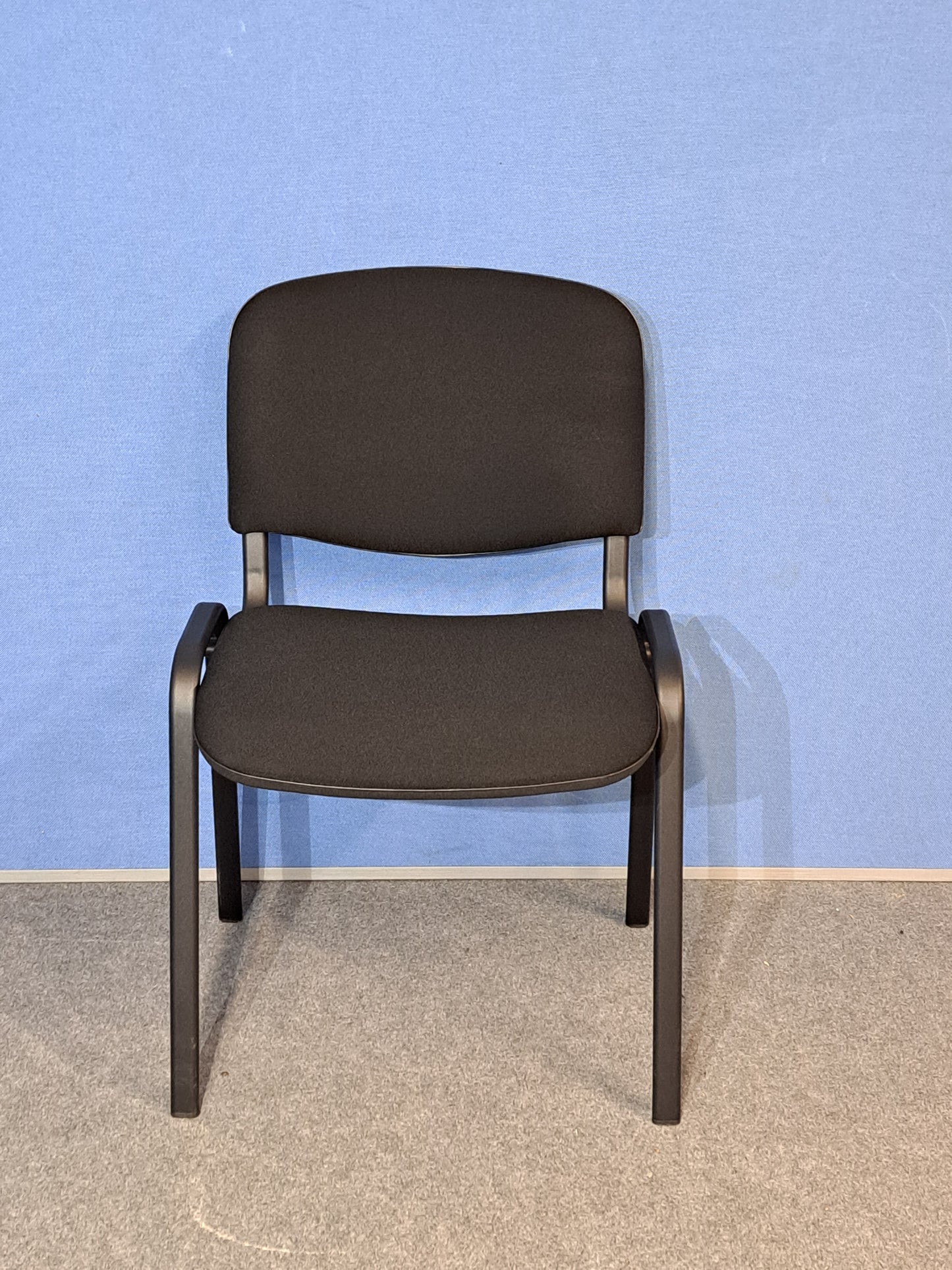 Visitor / Meeting Chair Black on a Black Frame (used)