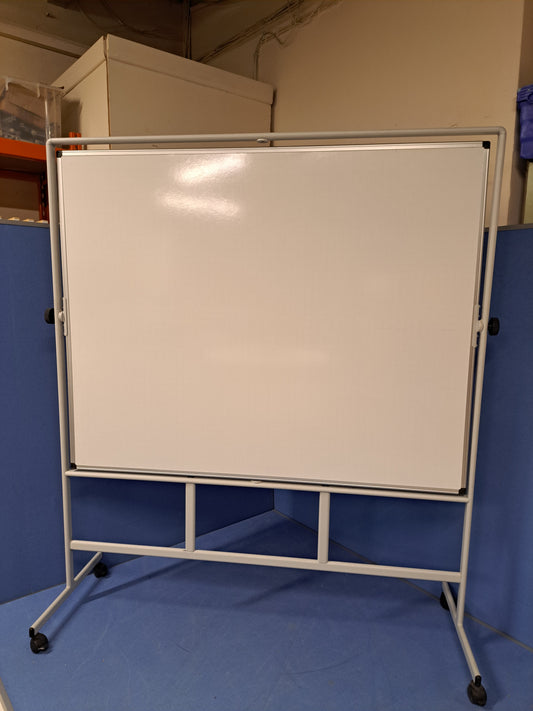 *SALE* 1300x1500mm Double Sided Mobile Drywipe Board (used)