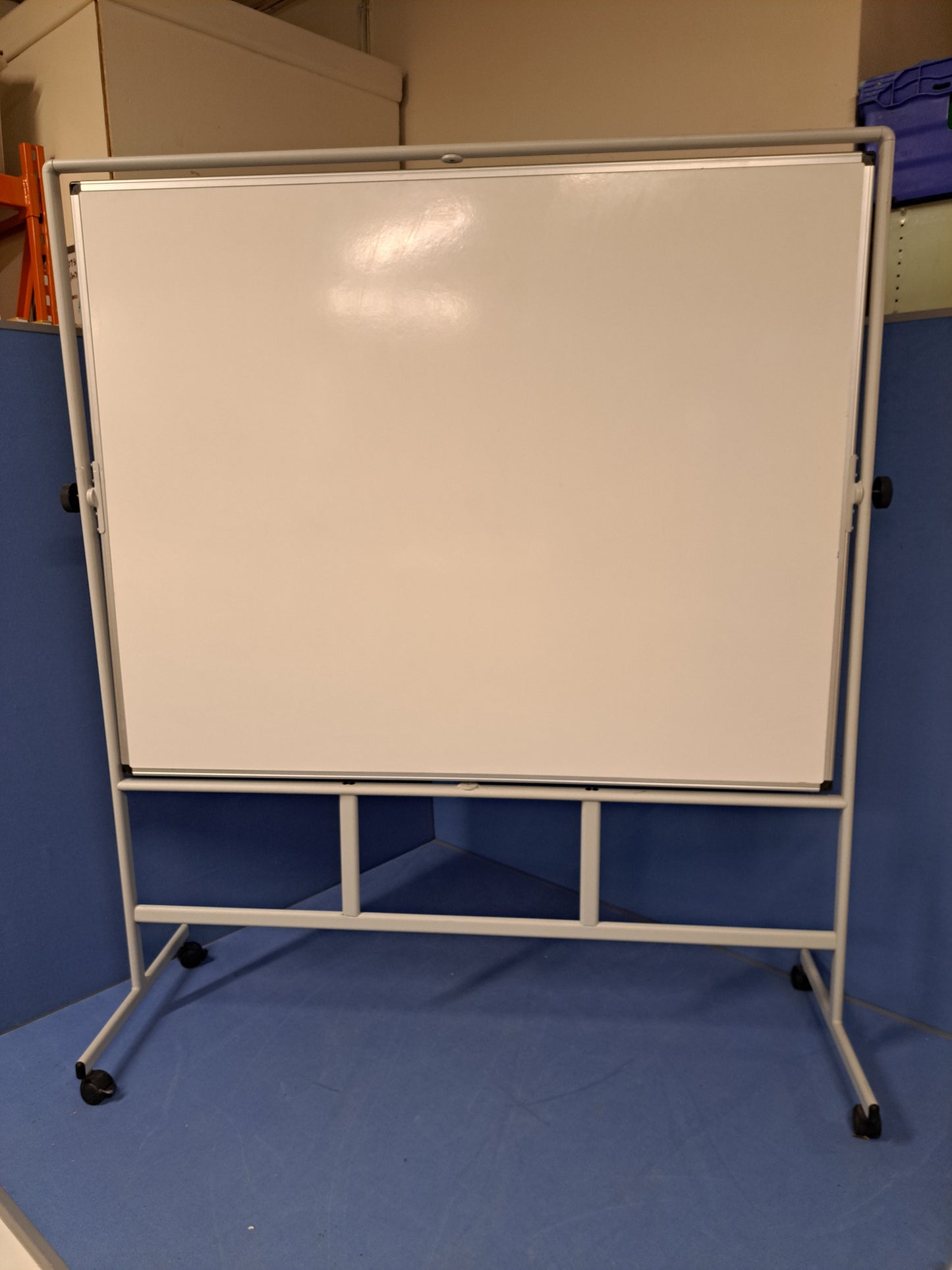 *SALE* 1300x1500mm Double Sided Mobile Drywipe Board (used)