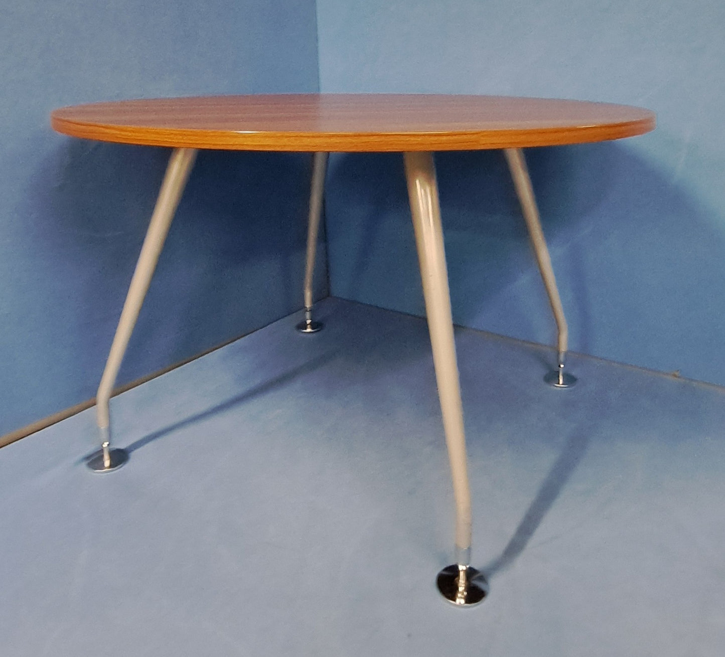 1200mm diameter Meeting Table Walnut (used)