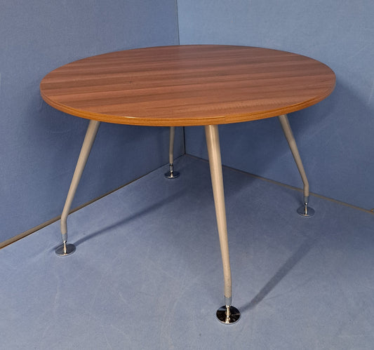 1200mm diameter Meeting Table Walnut (used)