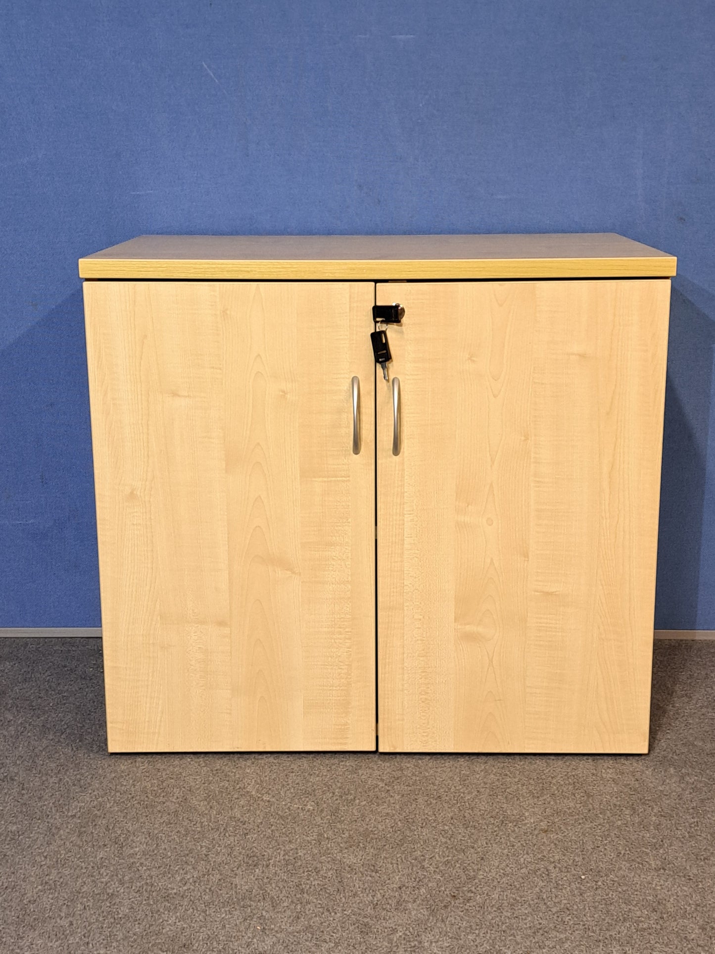 Desk High Cupboard with 1 Shelf Maple (used)