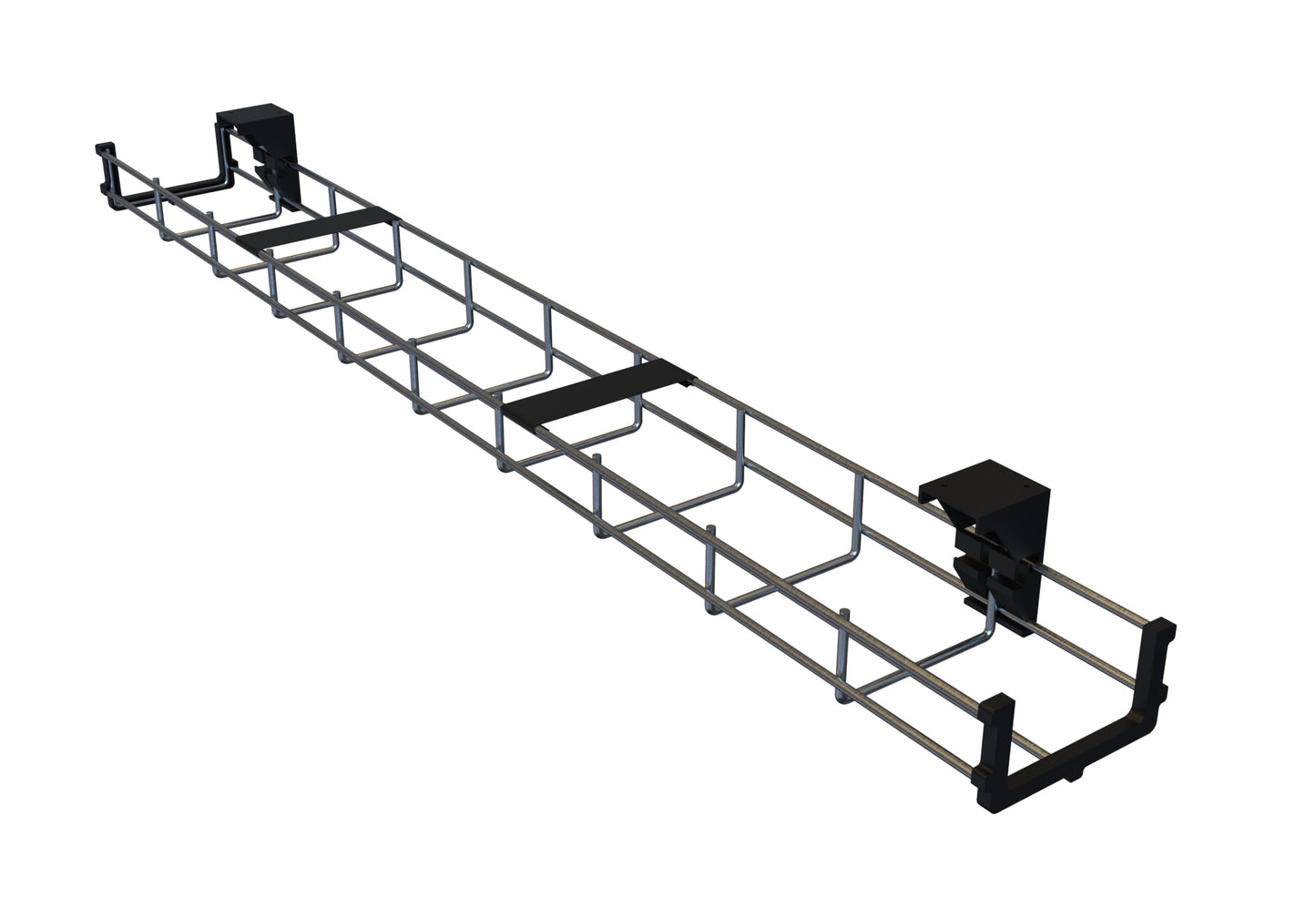 WireGuard Under-Desk Galvanized Steel Mesh Cable Tray