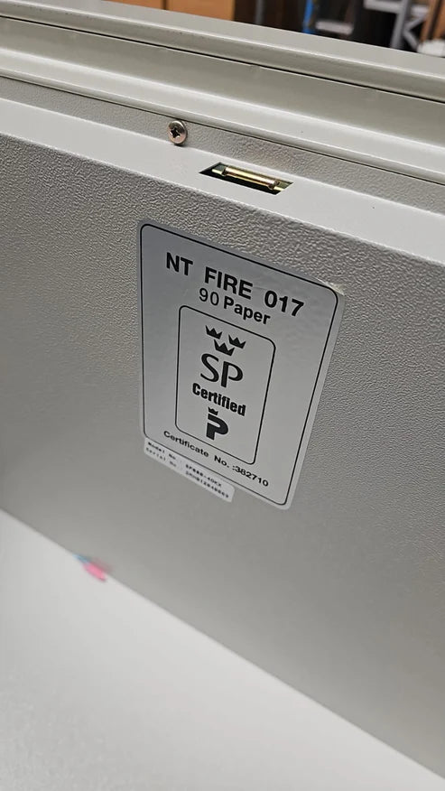 4 Drawer Heavy Duty Fire Proof Filing Cabinet Grey (used)
