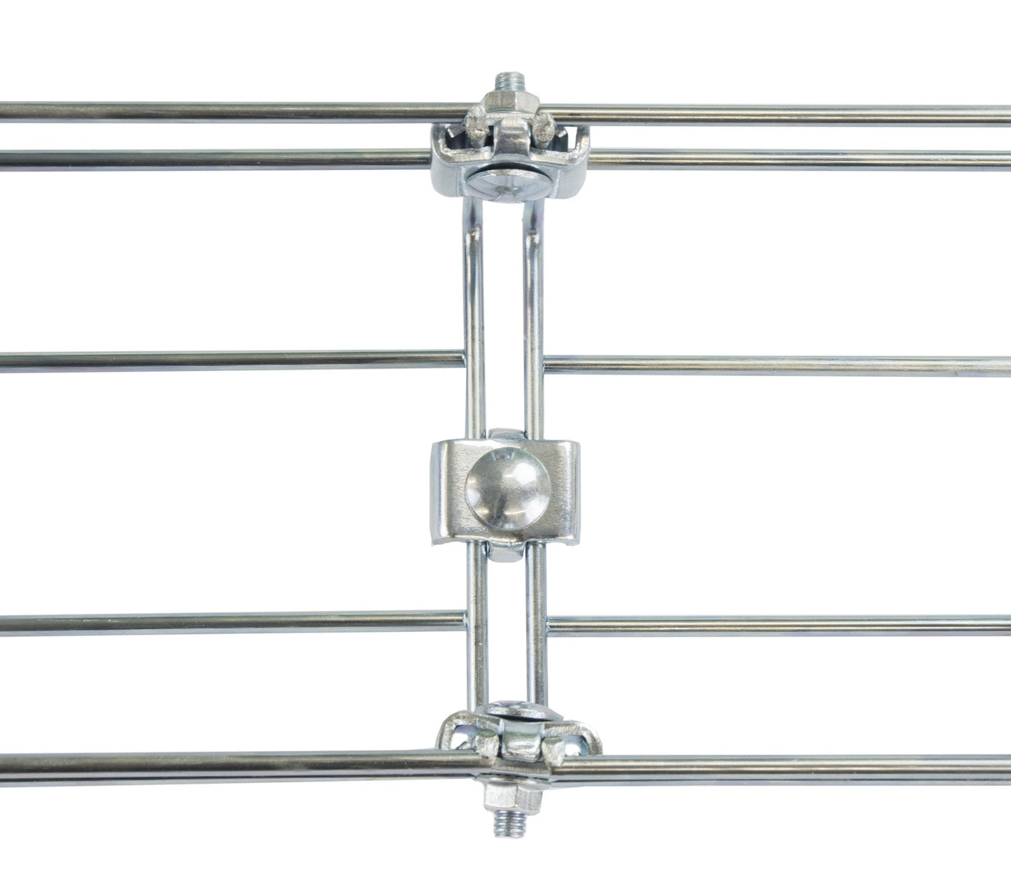 1800mm Under Desk Cable Tray Basket with Mounting Bracket, Cover & End Cap