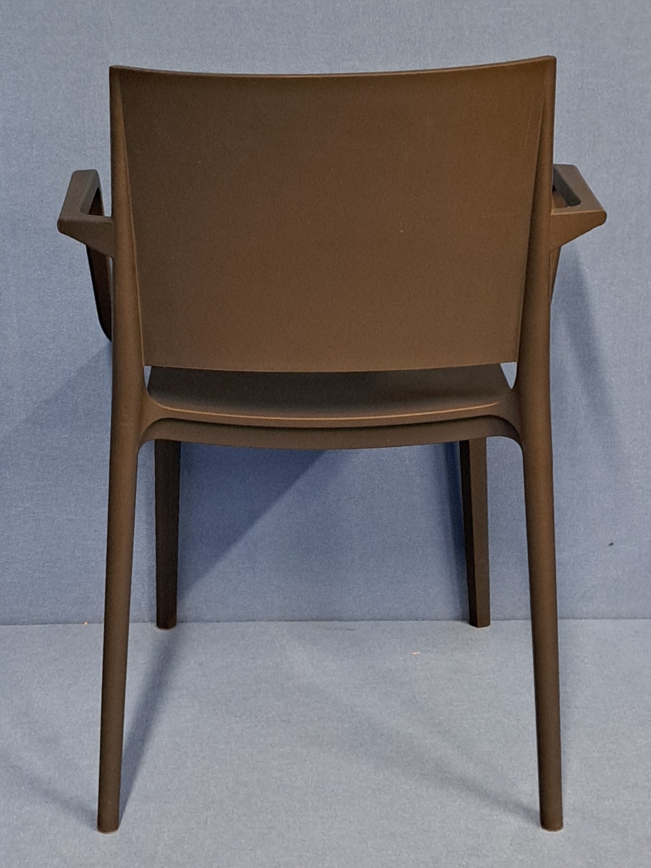 *SALE* Allermuir Tonina Stackable Plastic outdoor/indoor armchair Grey *Set of 4* (used)