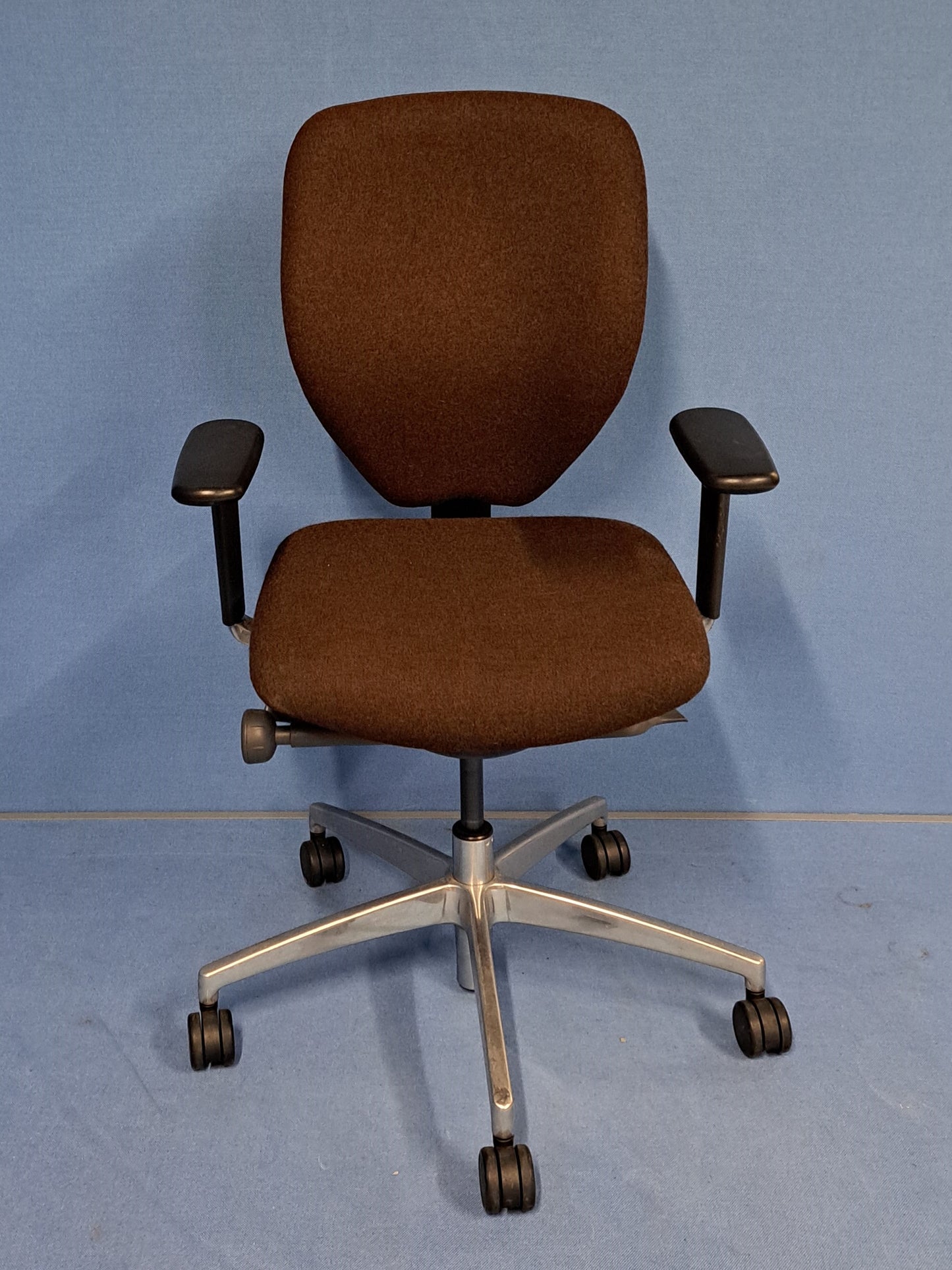 Boss Design Lily Low Back Task Chair with 3D Moving Arms Brown (used)