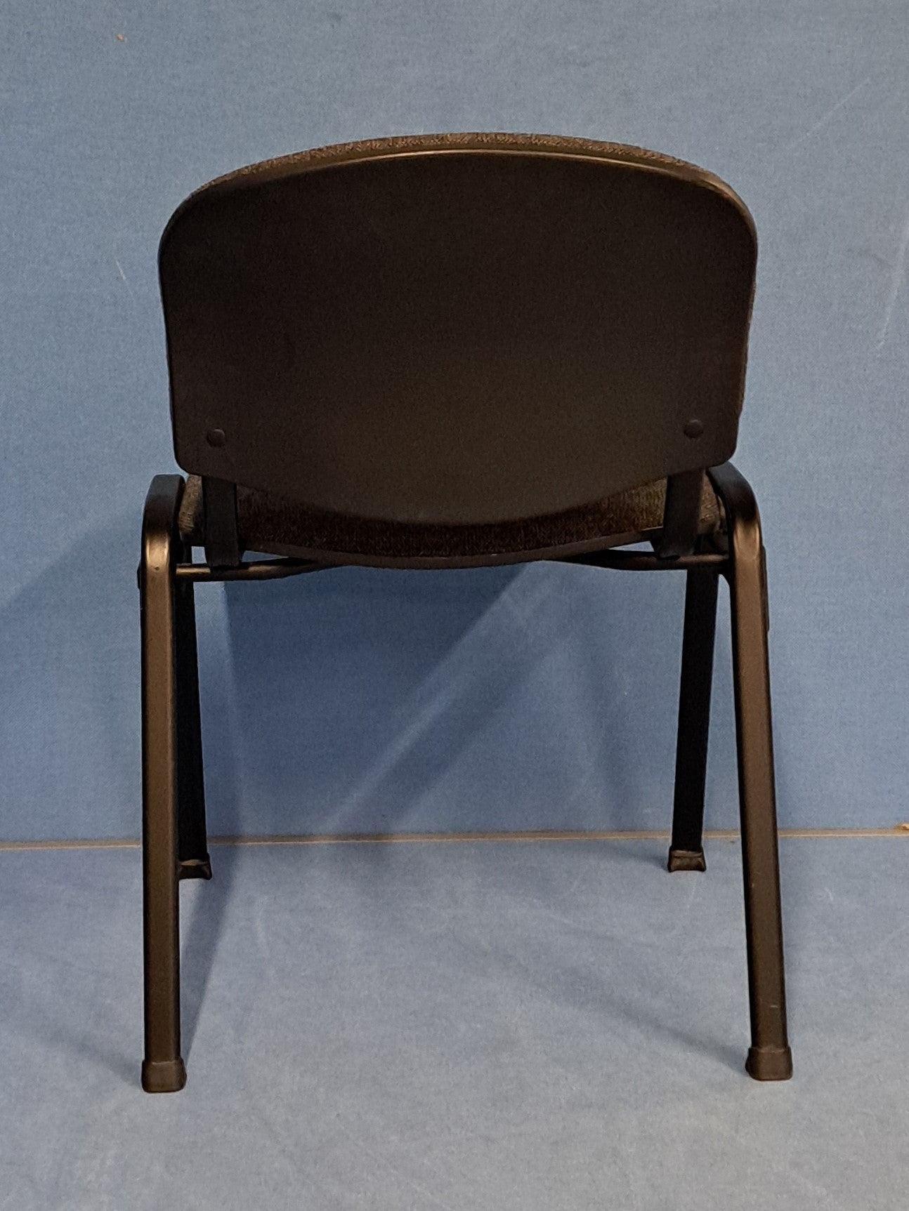 Visitor / Meeting Chair Grey on a Black Frame (used)