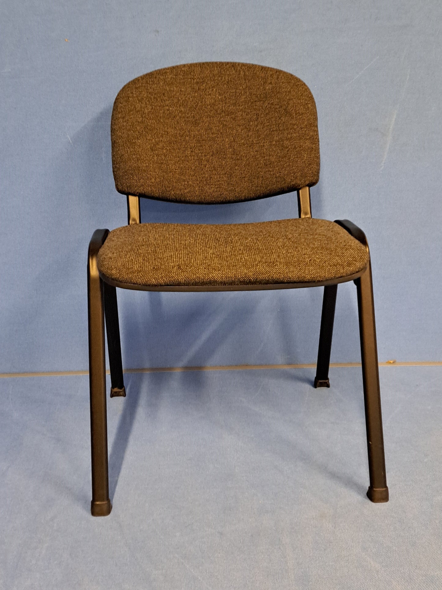 Visitor / Meeting Chair Grey on a Black Frame (used)