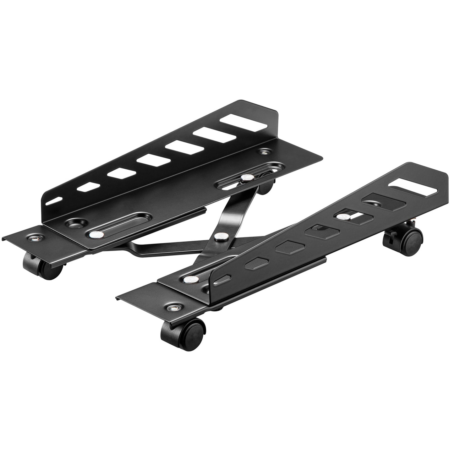 WheelBase 200mm Wide PC Trolley/CPU Holder Black