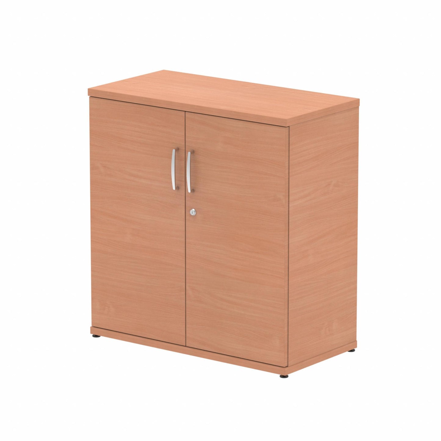 Impulse 800mm High Cupboard with 1 Adjustable Shelf Beech