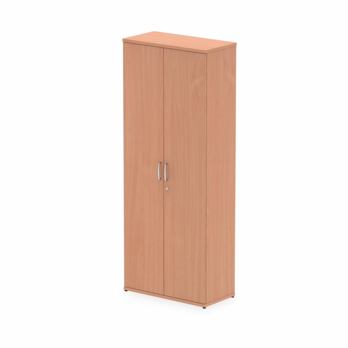 Impulse 2000mm High Cupboard with 4 Adjustable Shelves Beech