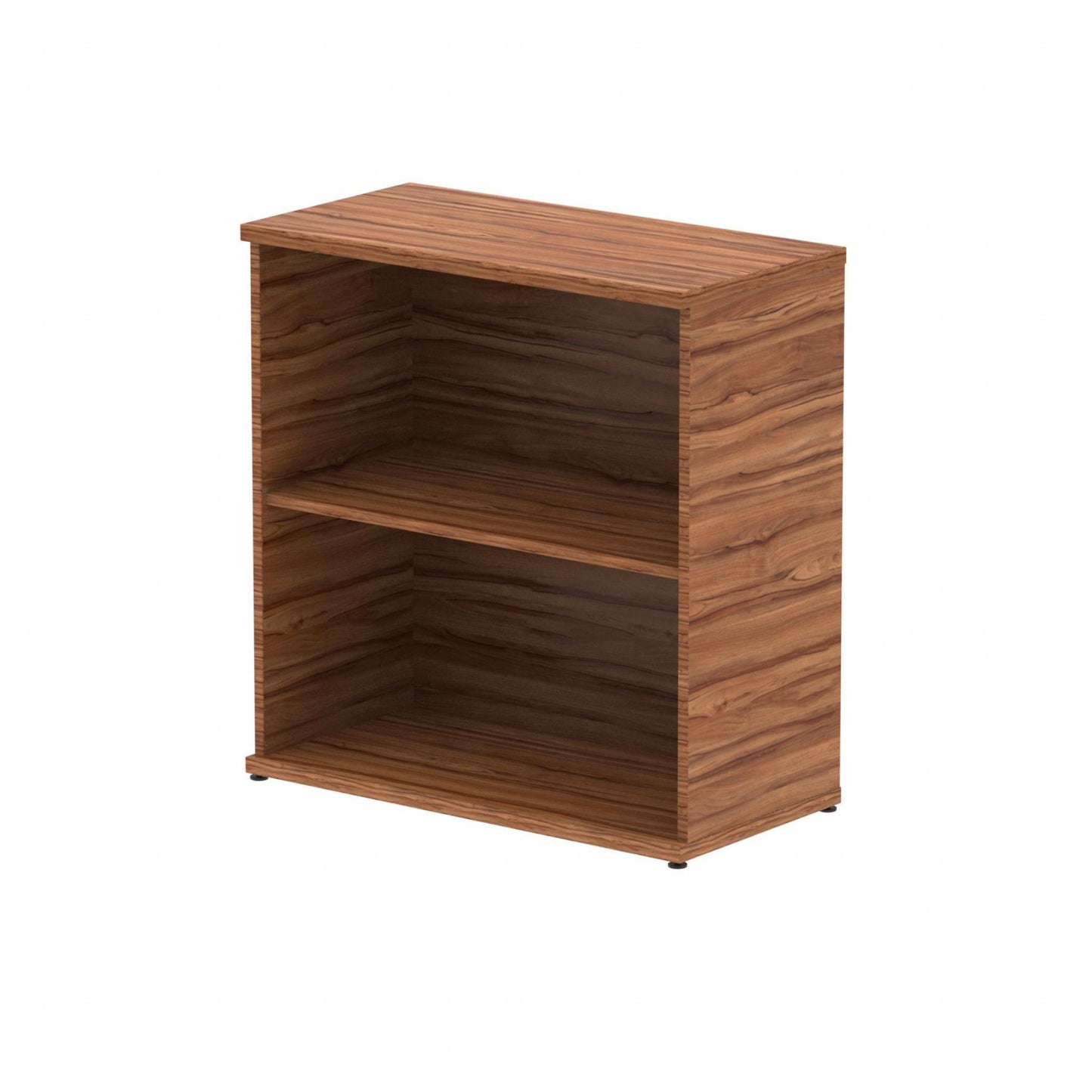 Impulse 800mm High Bookcase with 1 Adjustable Shelf Walnut