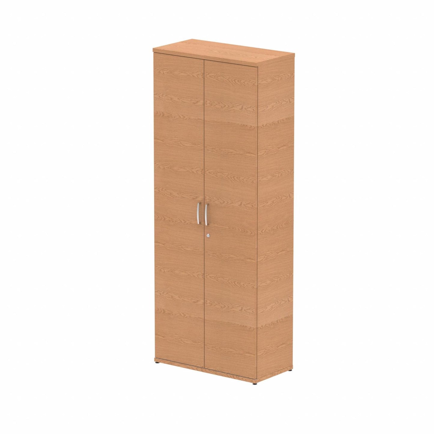 Impulse 2000mm High Cupboard with 4 Adjustable Shelves Oak