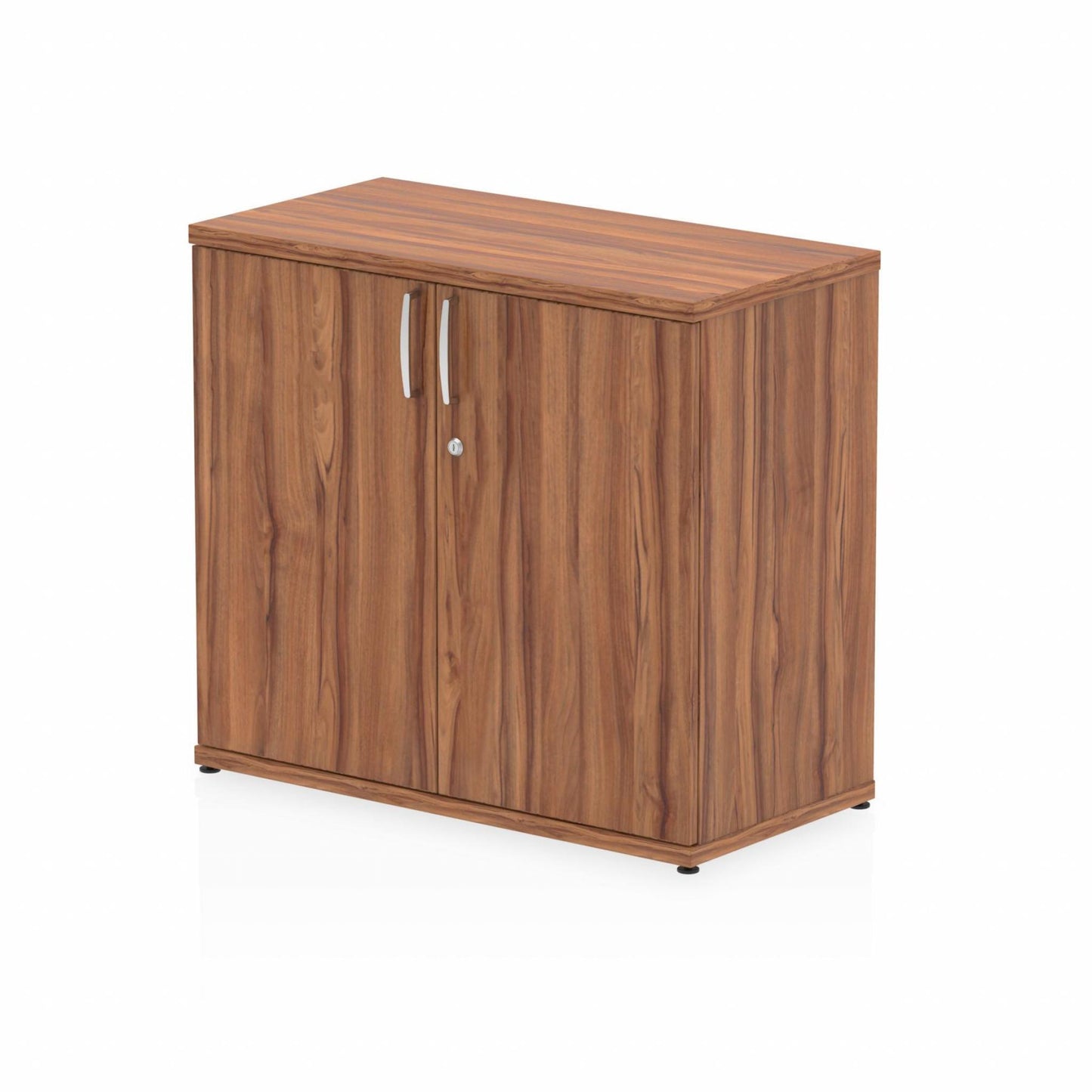 Impulse Desk High Cupboard with 1 Adjustable Shelf Walnut