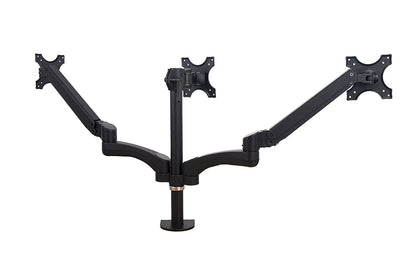 Velaro Gas Spring Triple Monitor Arm Black