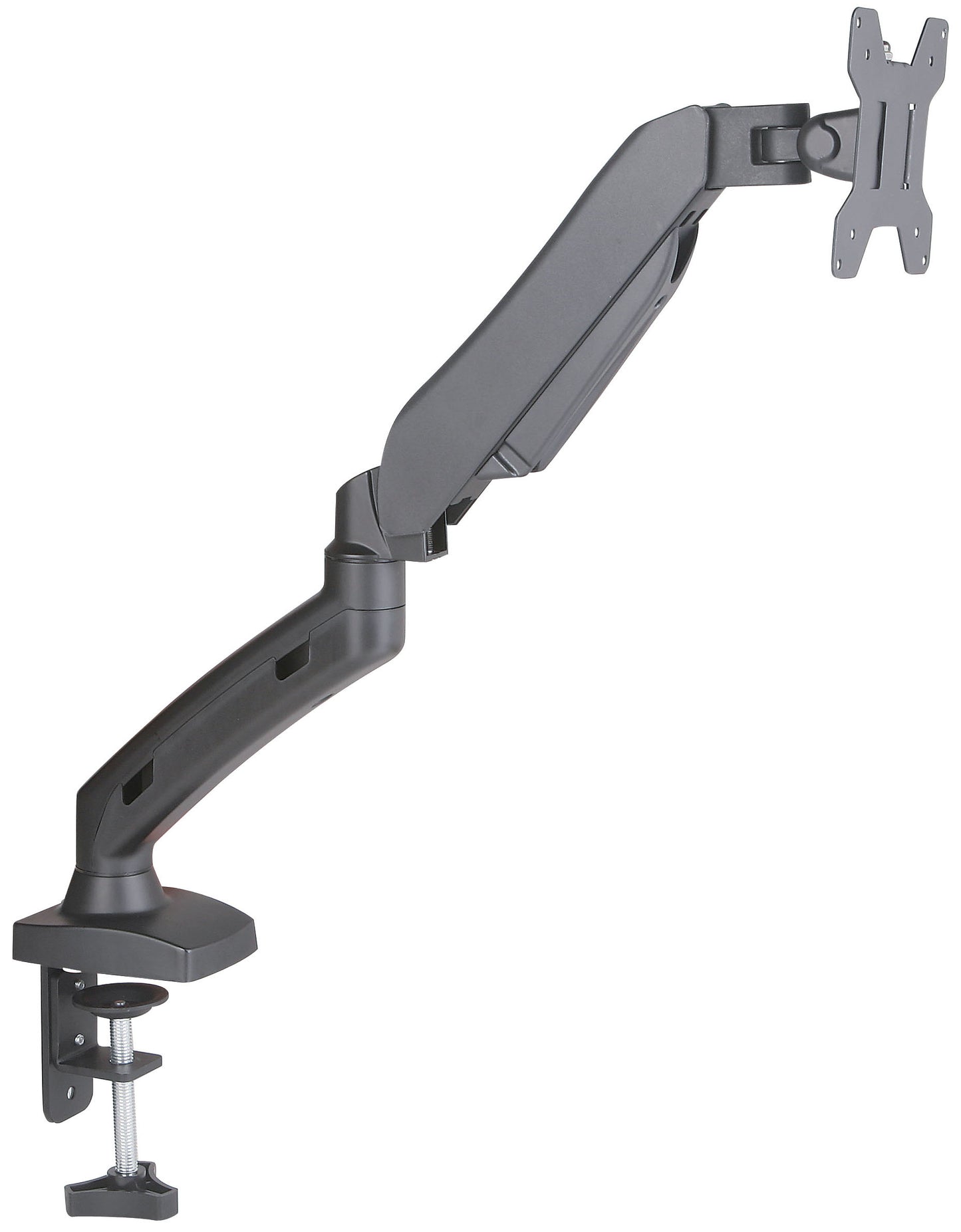 Luxora Gas Spring Single Monitor Arm (Black or White Available)