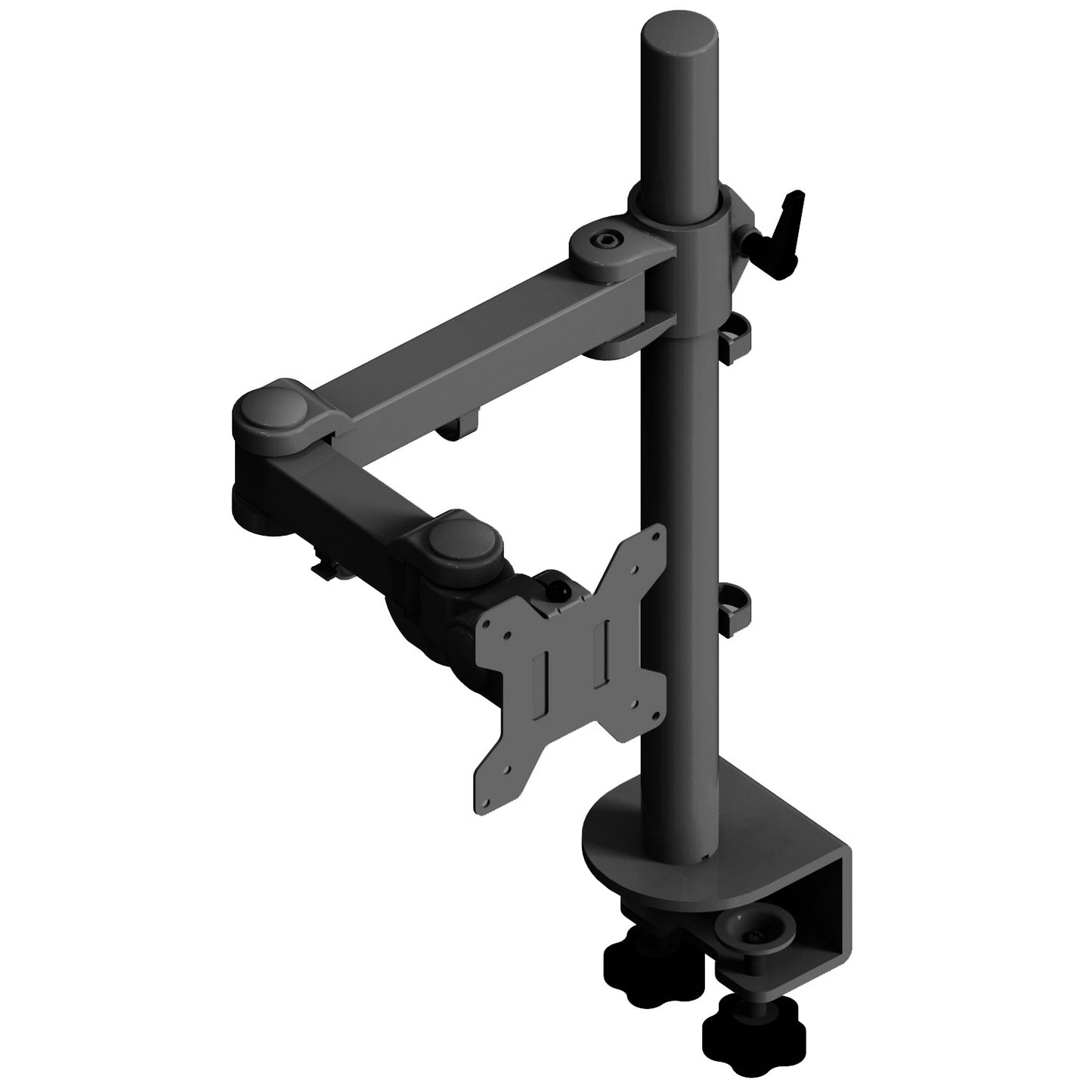 Strata Single Monitor Arm (Black, Silver & White Available)