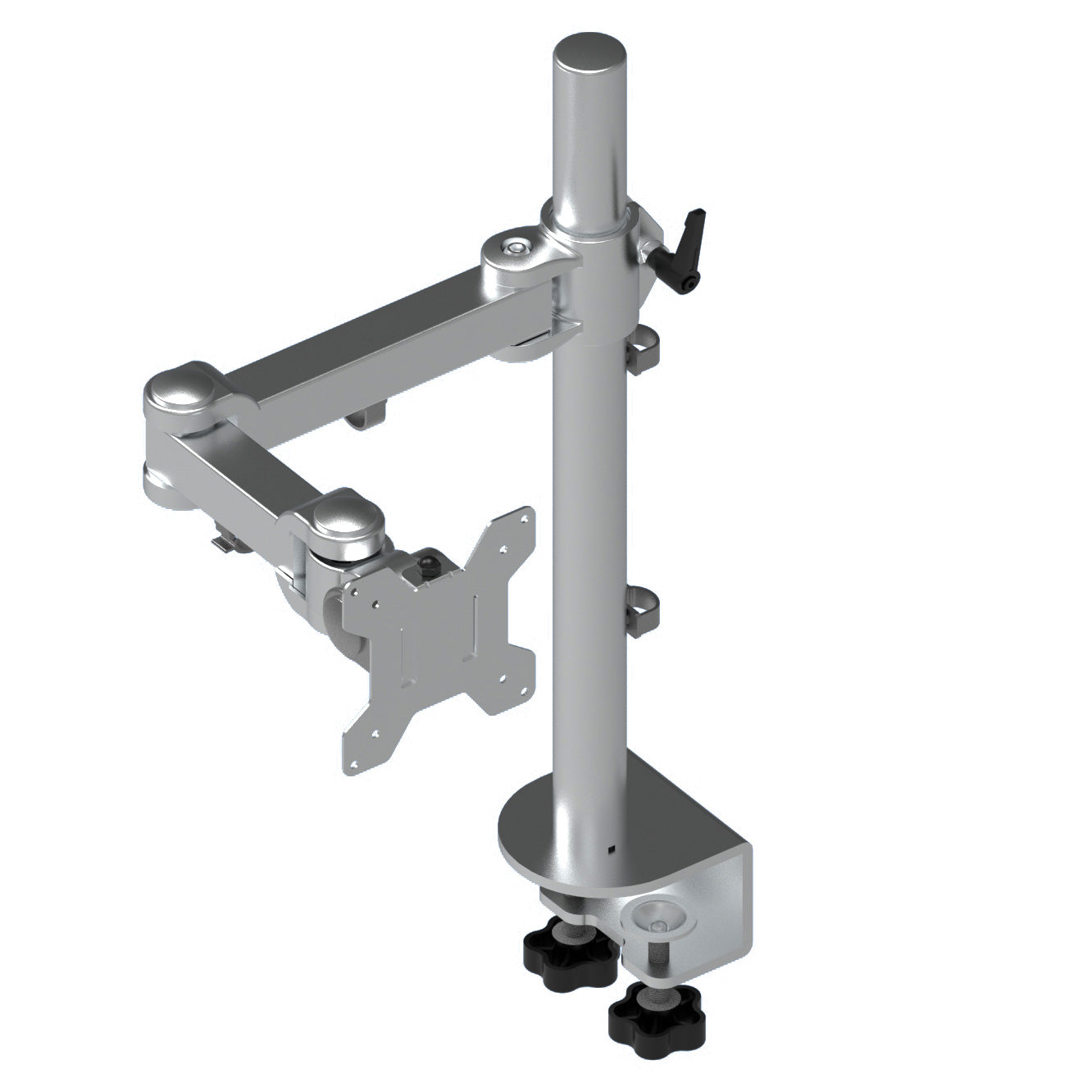 Strata Single Monitor Arm (Black, Silver & White Available)