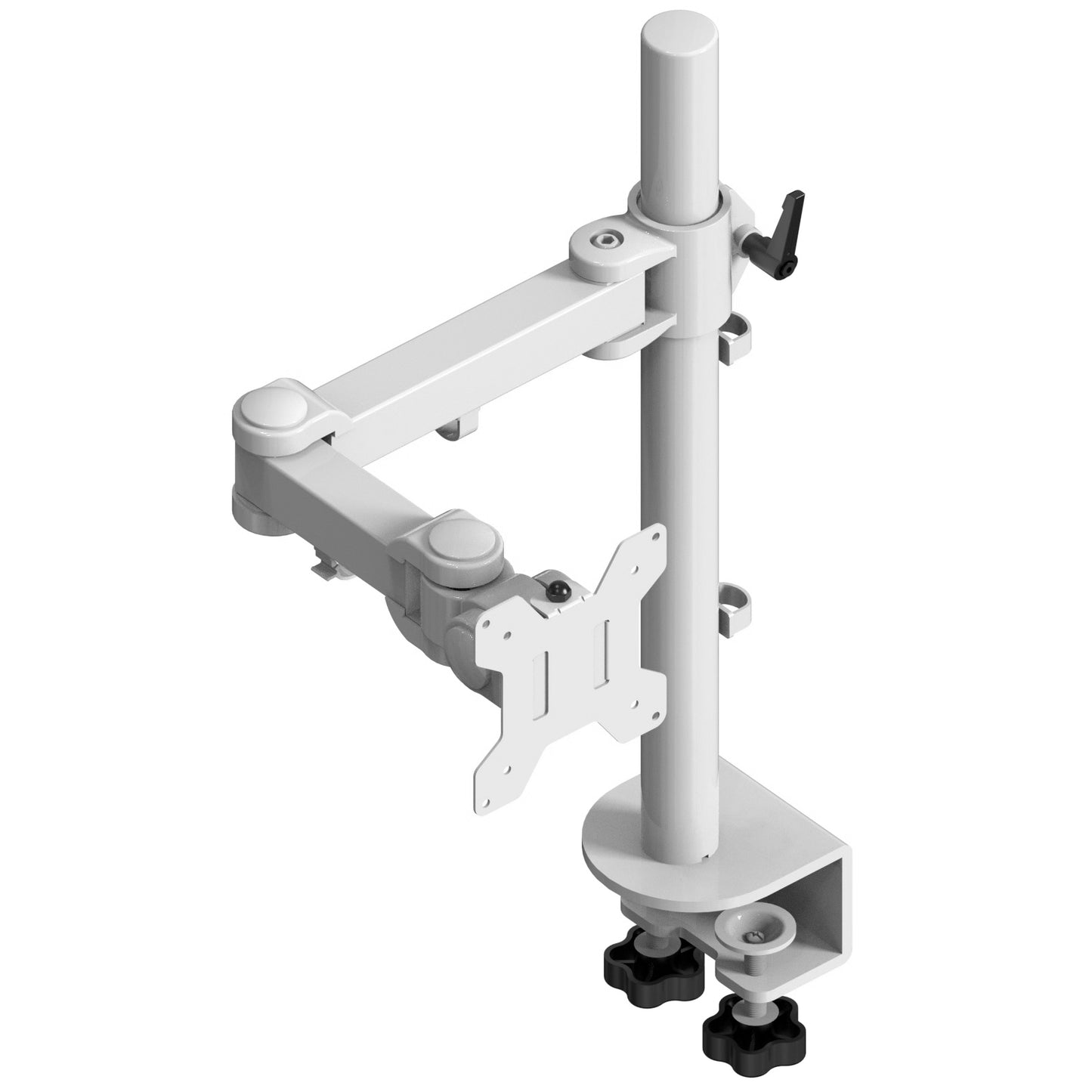 Strata Single Monitor Arm (Black, Silver & White Available)
